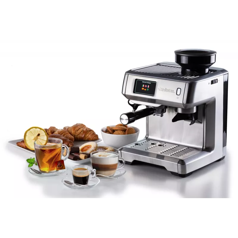 Ariete Espresso coffee machine 1312, Espresso machine, 2 L, Coffee beans, Built-in grinder, 1600 W, Silver