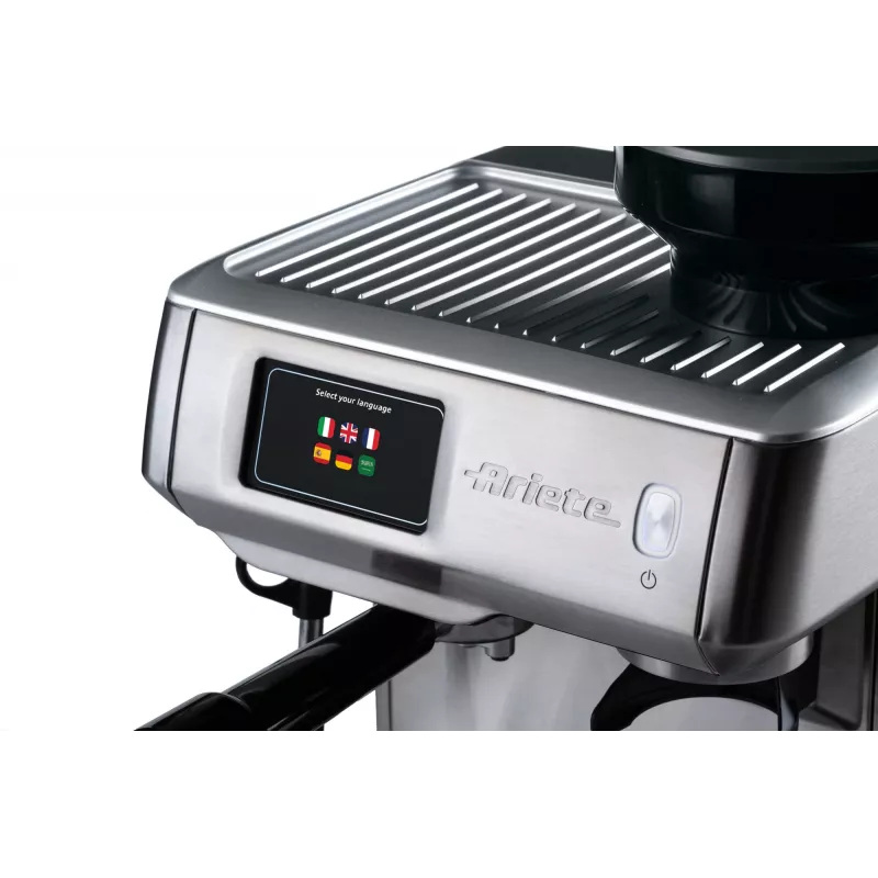 Ariete Espresso coffee machine 1312, Espresso machine, 2 L, Coffee beans, Built-in grinder, 1600 W, Silver