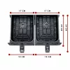 Ariete 4623 Airy Fryer Dual, Air fryer with double basket, 1700 W, 8L capacity, 3 cooking functions, Digital LED Touch panel, 8 preset programs, Timer, 2 baskets, Black