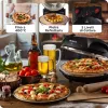 Ariete 917 Pizza Oven - Pizza in 4 minutes - Refractory stone plate with non-stick treatment - Max temperature 400 ° - 1200 Watt - Timer 30 '- Black