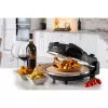 Ariete 917 Pizza Oven - Pizza in 4 minutes - Refractory stone plate with non-stick treatment - Max temperature 400 ° - 1200 Watt - Timer 30 '- Black