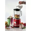Ariete Moderna Red Blender with glass cup, Tabletop blender, 1.5 L, Pulse function, Ice crushing, 1000 W, Red