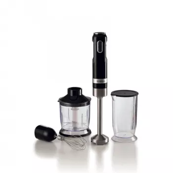 Ariete 602 Hand Blender Moderna, 1000W, 10 speeds + turbo, Accessories included, Black