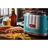 Ariete 206 Hot dog Maker Party Time, 650W, Blue, Hot dog toaster, Light Blue, 2 pc(s), 650 W, 160 mm, 270 mm