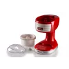 Ariete 76 Ice Crusher Party Time, Ice Crusher Machine, 30 W, Removable Ice Crusher Basket, Stainless Steel Blades, Red