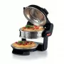 Ariete 927 Pizzeria , Double pizza oven, 2 pizzas in 4 minutes, 2300 W, 2 refractory stones, 2 thermostats, Diameter 32 cm, 5 cooking levels, 2 stainless steel paddles, Red