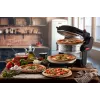 Ariete 927 Pizzeria , Double pizza oven, 2 pizzas in 4 minutes, 2300 W, 2 refractory stones, 2 thermostats, Diameter 32 cm, 5 cooking levels, 2 stainless steel paddles, Red