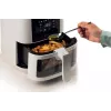 Ariete 4626 Airy Fryer 6L, Air Fryer, 1300 W, 6L Capacity, 2.5kg Cooking Capacity, 8 Preset Programs, Temperature up to 200°, Transparent Basket for Cooking Control, Black