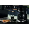 Ariete 1396 Moderna Filter coffee machine, American coffee, 15-cup capacity, Heating base, LCD display, Removable and washable filters, Black