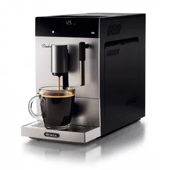 Ariete 1452 Diadema, Automatic Coffee Maker, 1350 W, 19 bar pressure, For coffee, Americano and hot water, Cappuccino Device, LED Display, Adjustable Dispenser, Silver
