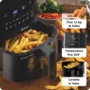 Ariete 4633, Air fryer 4L, 1400W, Capacity 4L, 9 programs, Shake and Grill Function, Temperature up to 200°C, Black