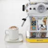 Ariete 1389 Positano coffee machine, 850W, Tank capacity 0.9L, 1 or 2 cups filter, Drip tray, Milk frother