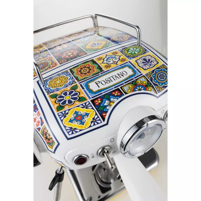 Ariete 1389 Positano coffee machine, 850W, Tank capacity 0.9L, 1 or 2 cups filter, Drip tray, Milk frother
