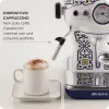 Ariete 1389 Capri coffee machine, 850W, Tank capacity 0.9L, 1 or 2 cups filter, Drip tray, Milk frother