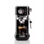 Ariete 1381 Coffee machine with pressure gauge, compatible with ground coffee and ESE pods, 1300 W, 1.1 L capacity, 15 bar pressure, ½ cup filter, Cappuccino device, Black