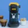 Ariete 1399 Espresso coffee machine, For powder and ESE pods, 1300 W, 1.1L capacity, 15 bar pressure, 1, 2 cups and ESE pod filter, Cappuccino, Yellow