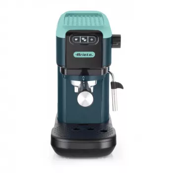 Ariete 1399 Espresso coffee machine, For powder and ESE pods, 1300 W, 1.1L capacity, 15 bar pressure, 1, 2 cups and ESE pod filter, Cappuccino, Green