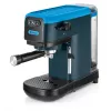 Ariete 1399 Espresso coffee machine, For powder and ESE pods, 1300 W, 1.1L capacity, 15 bar pressure, 1, 2 cups and ESE pod filter, Cappuccino, Blue