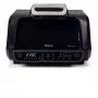 Ariete 4635 Air Fryer Grill, Air Fryer and Grill, Steak Grill, 1700W, Capacity 8L, Frying and Grilling, 8 cooking functions, Timer, Black