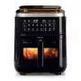 Ariete 4636 Air fryer with steam function + Grill, 1700W, Dehydrating function, 10 cooking functions, Transparent basket, Timer, Black