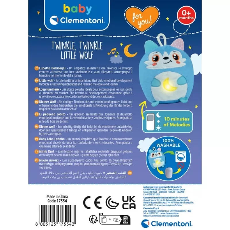Clementoni Disney Baby 17554 stuffed toy