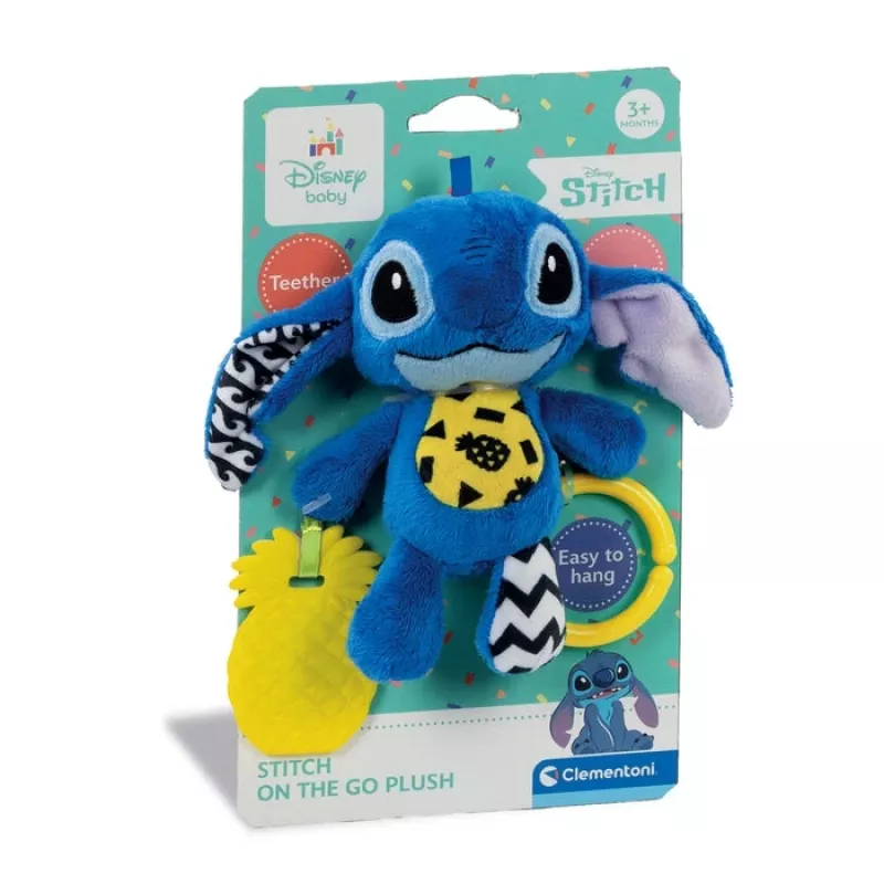 Clementoni Disney Baby Stitch Soft Rattle baby hanging toy
