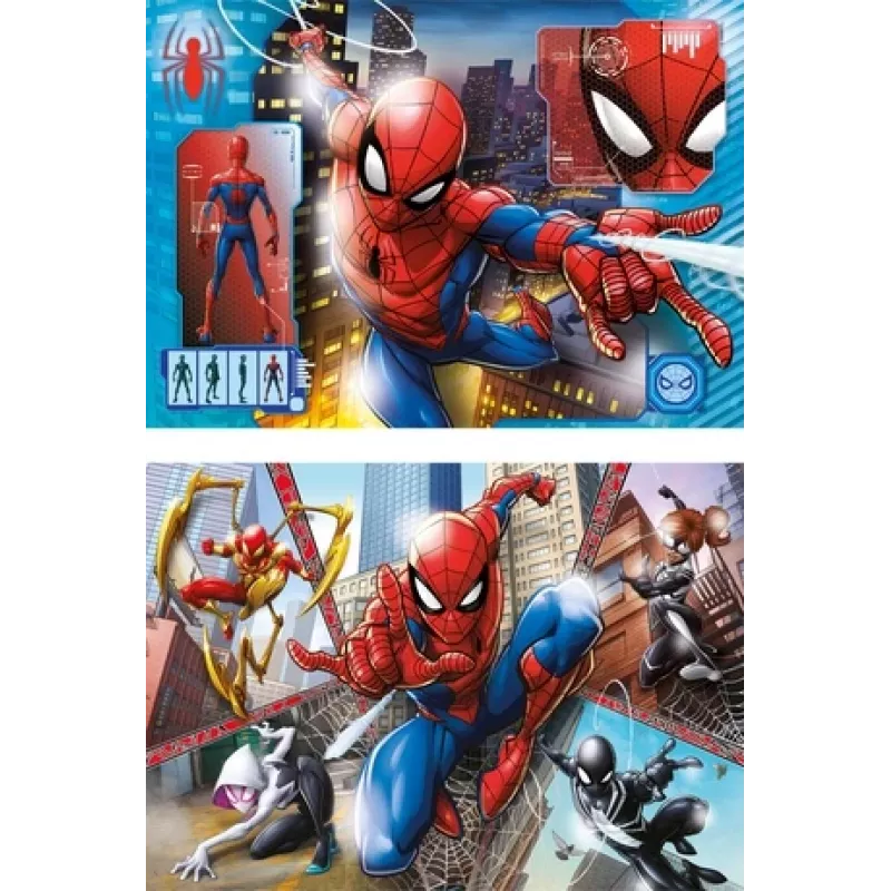 Clementoni Puzzle 2x60 pcs, Spider-Man (21608)