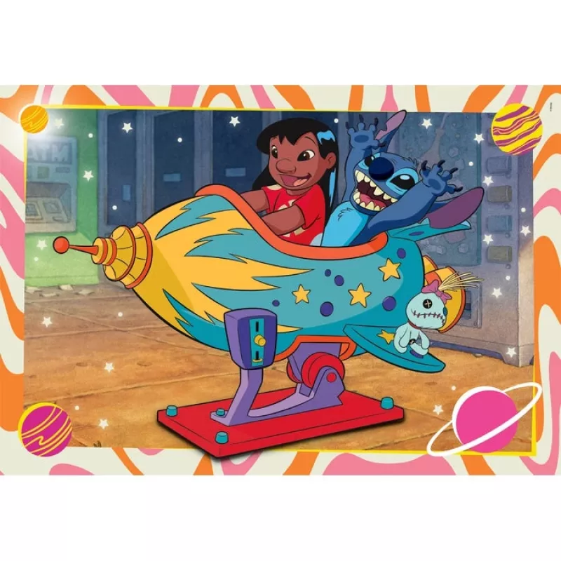 Clementoni Supercolor Puzzle 2x60 pcs, Stitch (24822)