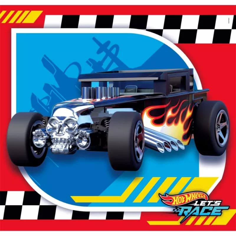 Clementoni Puzzle 3x48 pcs, Hot Wheels (25313)
