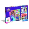 Clementoni 3x48 pcs Puzzles Unicorn Academy, 5 yr(s)
