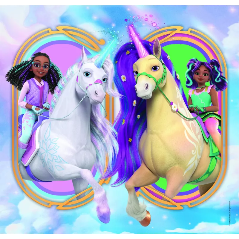 Clementoni 3x48 pcs Puzzles Unicorn Academy, 5 yr(s)