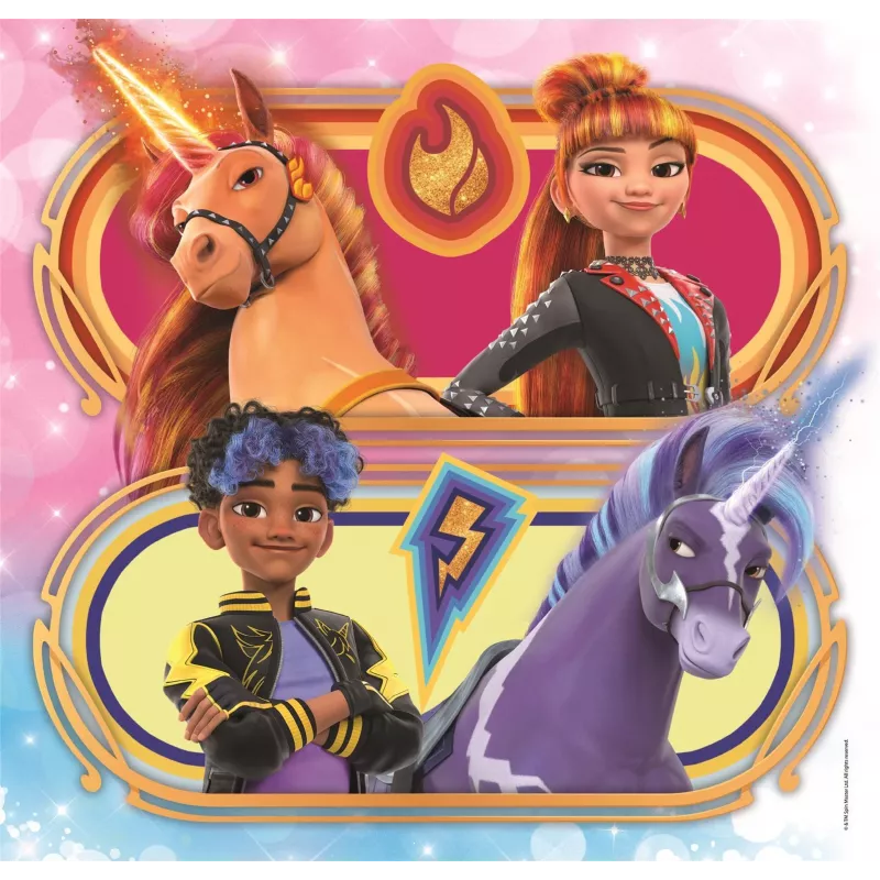 Clementoni 3x48 pcs Puzzles Unicorn Academy, 5 yr(s)