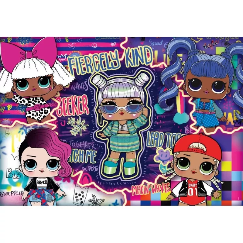 Clementoni Supercolor LOL Jigsaw puzzle 104 pc(s) Cartoons