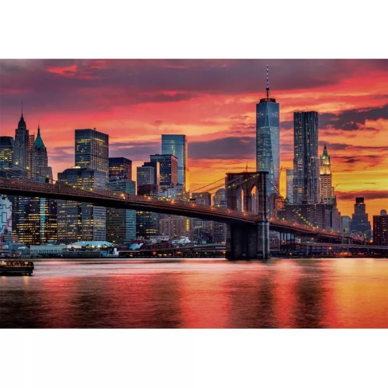 Clementoni High Quality Collection East River at Dusk Jigsaw puzzle 1500 pc(s) Landscape