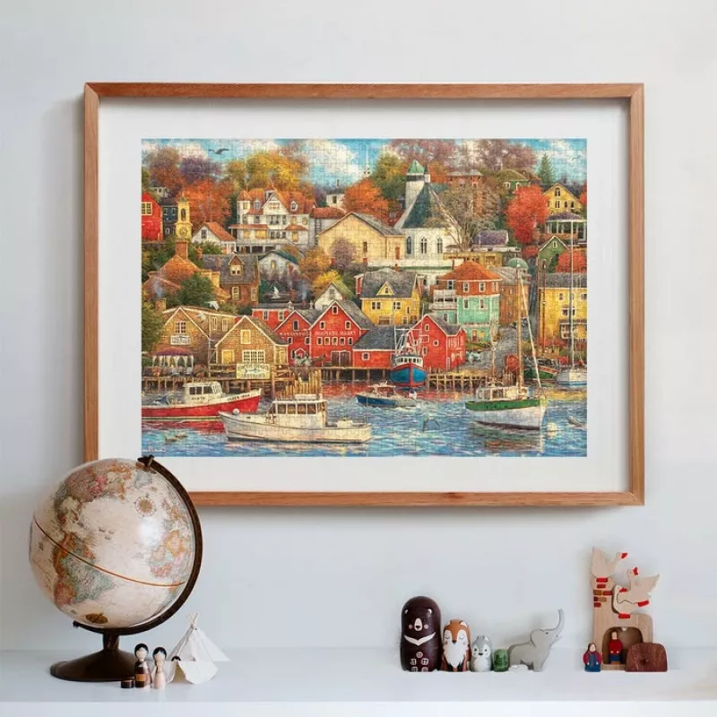 Clementoni High Quality Collection Good Times Harbor Jigsaw puzzle 1500 pc(s) Art