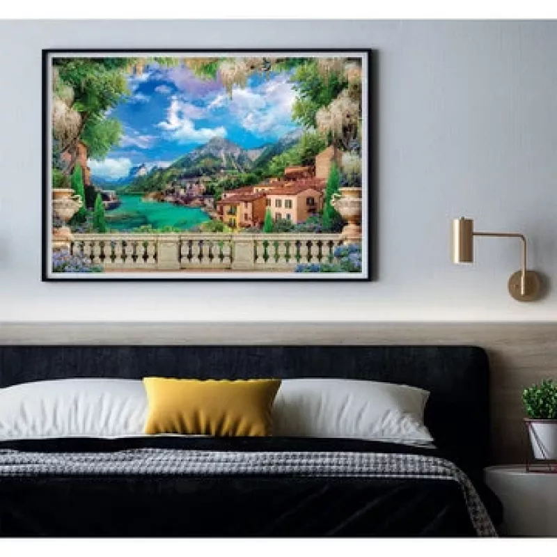 Clementoni Lush terrace on lake Jigsaw puzzle 3000 pc(s) Fauna