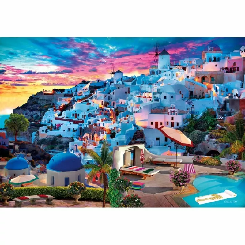 Clementoni High Quality Collection Greece View Jigsaw puzzle 500 pc(s) Landscape