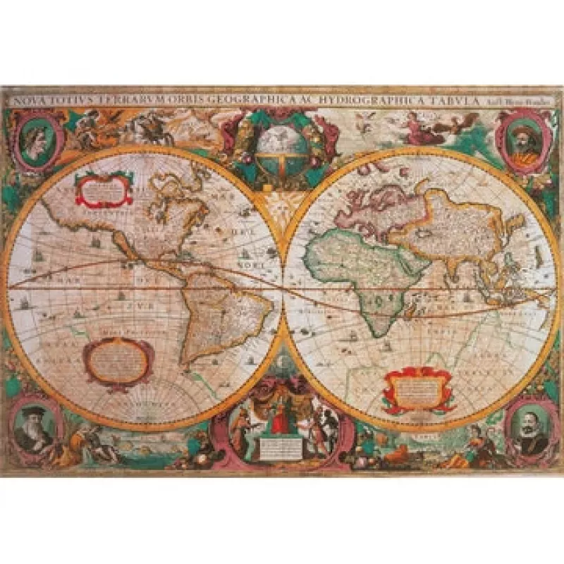 Clementoni Old map Jigsaw puzzle 1000 pc(s) Maps