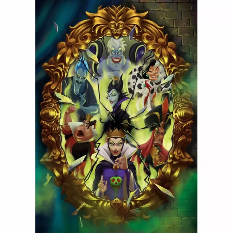 Clementoni Disney Villains Jigsaw puzzle 1000 pc(s) Cartoons