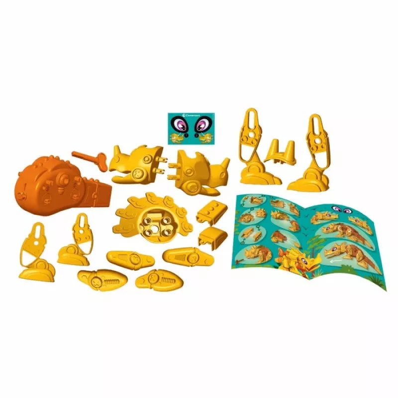 Clementoni Dino Bot Triceratops Junior, Robotic dinosaur, 5 yr(s)