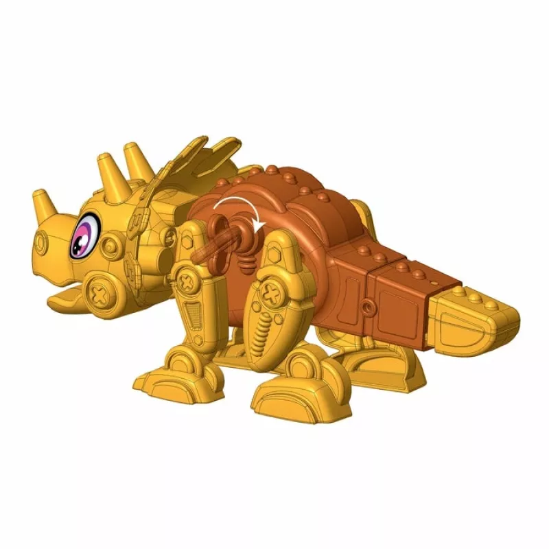 Clementoni Dino Bot Triceratops Junior, Robotic dinosaur, 5 yr(s)