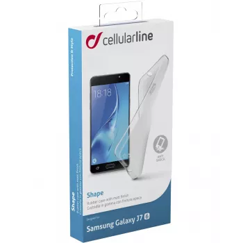 Cellularline Shape - Galaxy J7 (2016), Cover, Samsung, Galaxy J7, 14 cm (5.5"), Transparent