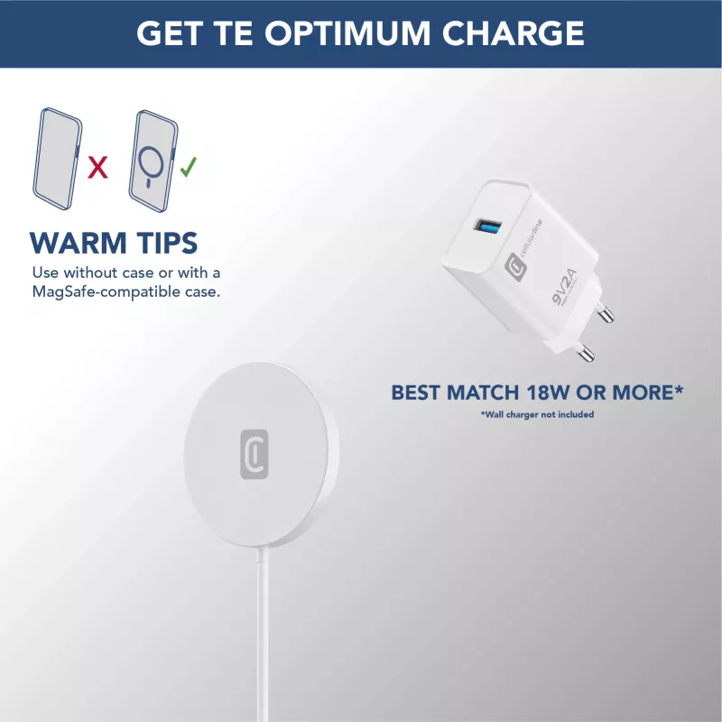 Cellularline Mag - Wireless Charger Wireless charging base for MagSafe system