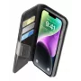 Cellularline Book Agenda - iPhone 14 Elegance and functionality in a single device - with built-in Microban® antibacterial technology