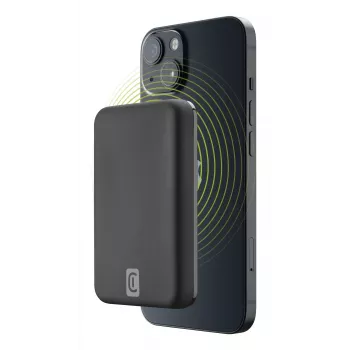 Cellularline Wireless power bank MAG 5000 Portable charger compatible with the MagSafe system