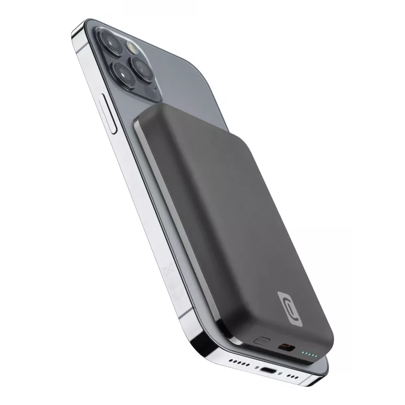 Cellularline Wireless power bank MAG 5000 Portable charger compatible with the MagSafe system