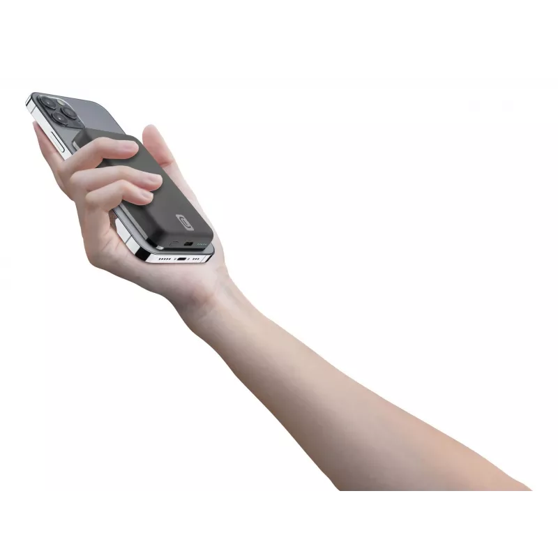 Cellularline Wireless power bank MAG 5000 Portable charger compatible with the MagSafe system