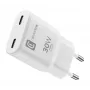 Cellularline GAN Wall Charger 2xUSB-C 30W PD 2xUSB-C 30W PD Wall Charger with GaN Technology