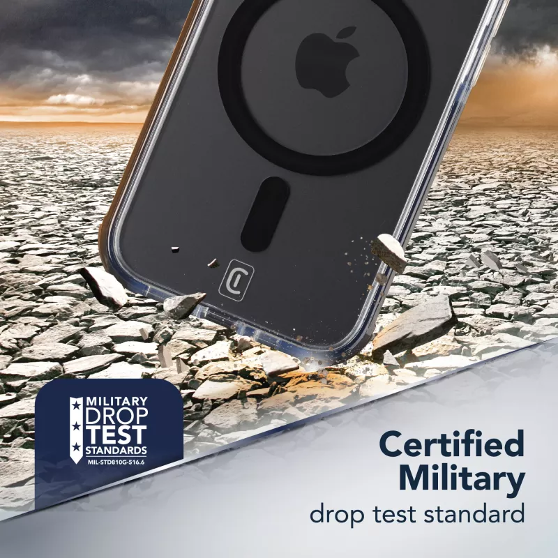 Cellularline Clear Protect - iPhone Air Hard case with rubber edges