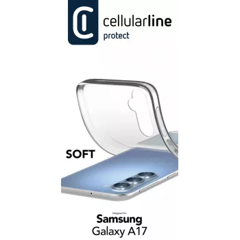 Cellularline Soft - Galaxy A17 Soft rubber case, Cover, Samsung, Galaxy A17, 17 cm (6.7 inch), Transparent